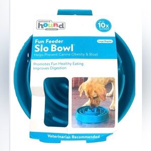Outward Hound Fun Feeder Slow Eating Bowl for Dogs - Large 10"